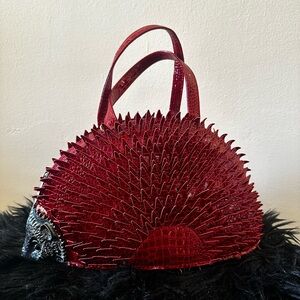 Unique Red Hedgehog Handbag